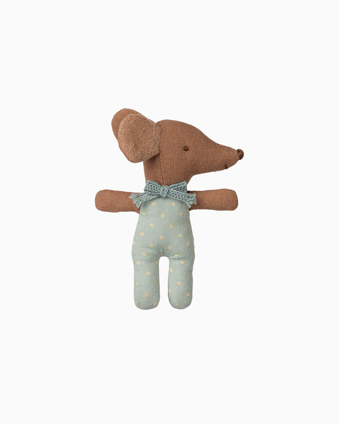 Maileg Toy Maileg Sleepy Baby Mouse Matchbox: Blue