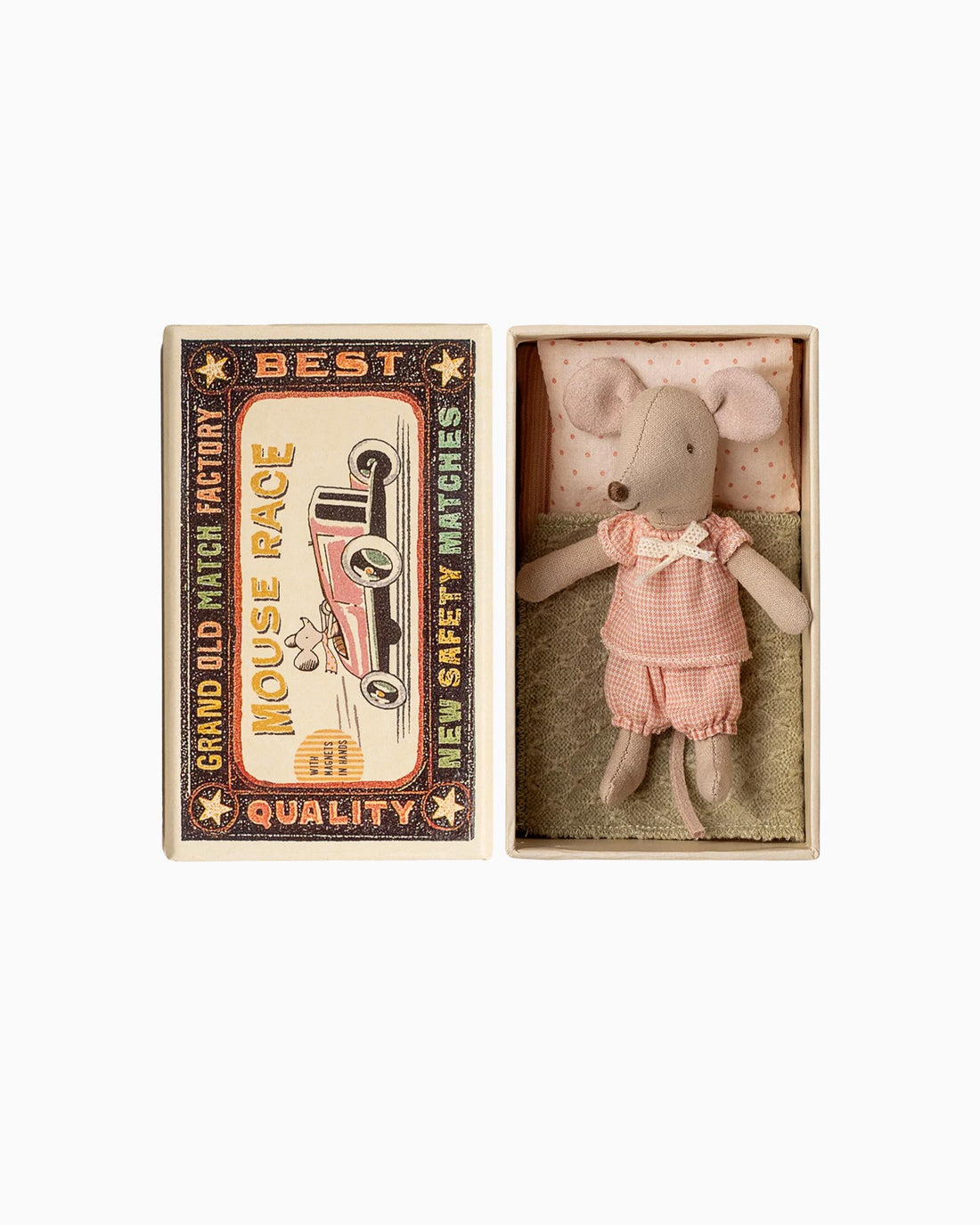Maileg Soft Toys Maileg Little Sister Mouse in Matchbox