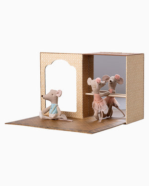 Maileg Toy Maileg Ballet Mice Dance Studio