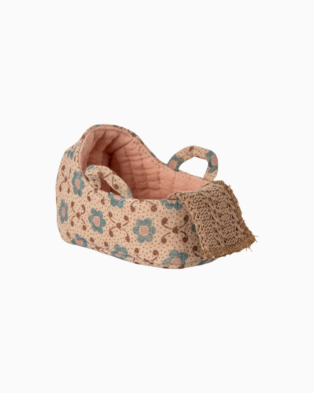 Maileg Toy Maileg Carry Cot Baby Mouse Rose