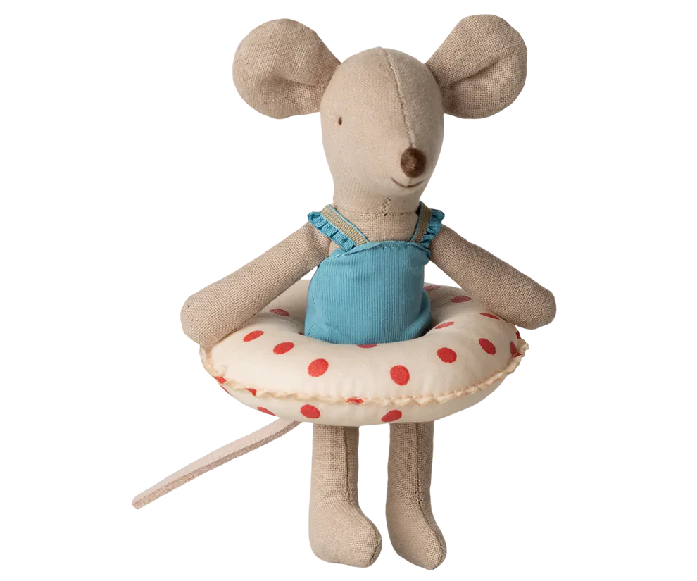 Maileg Toy Maileg Beach Mouse with Float: Little Sister