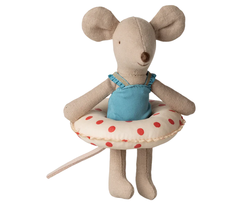 Maileg Toy Maileg Beach Mouse with Float: Little Sister