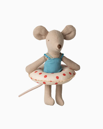 Maileg Toy Maileg Beach Mouse with Float: Little Sister