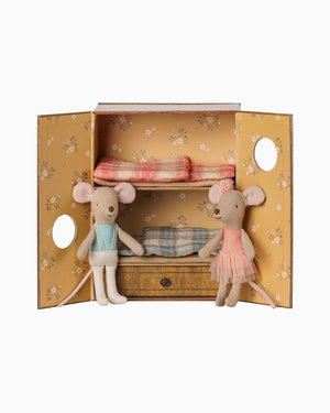 Maileg Soft Toys Maileg Ballet Mice in Dance Studio: Little Sister and Brother