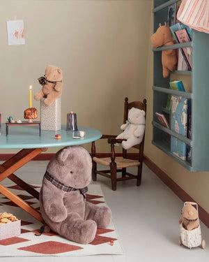 Maileg Soft Toys Maileg Teddy Bear Plush, Large - Dark Mushroom