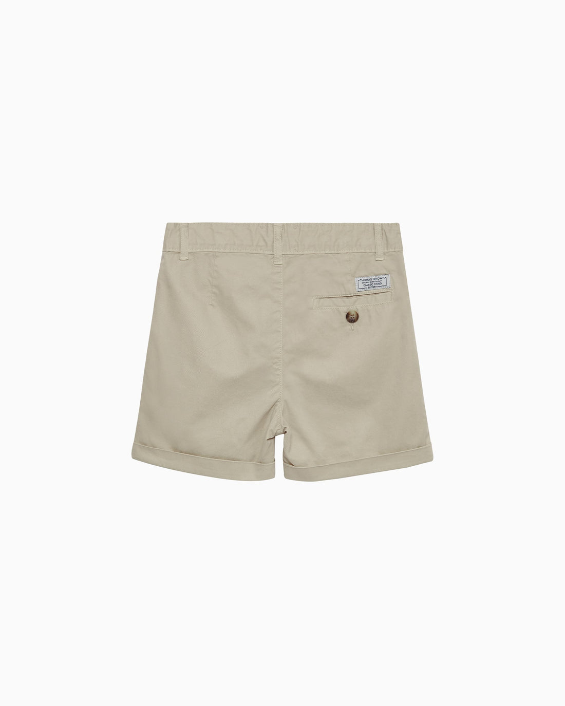 Thomas Brown Shorts Charlie Chino Shorts in Stone