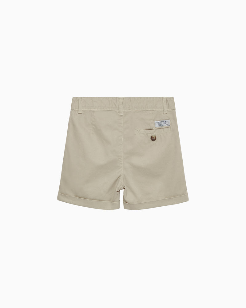 Thomas Brown Shorts Charlie Chino Shorts in Stone