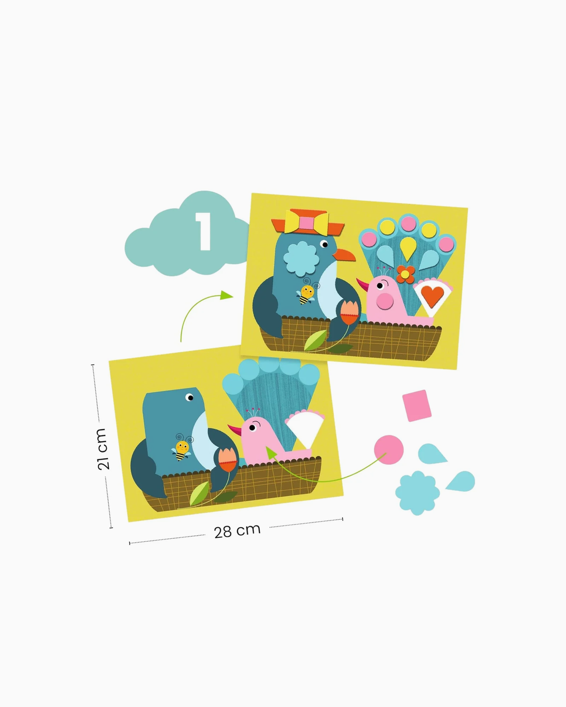 Djeco Toy Djeco The Cat and Pals Activity Set