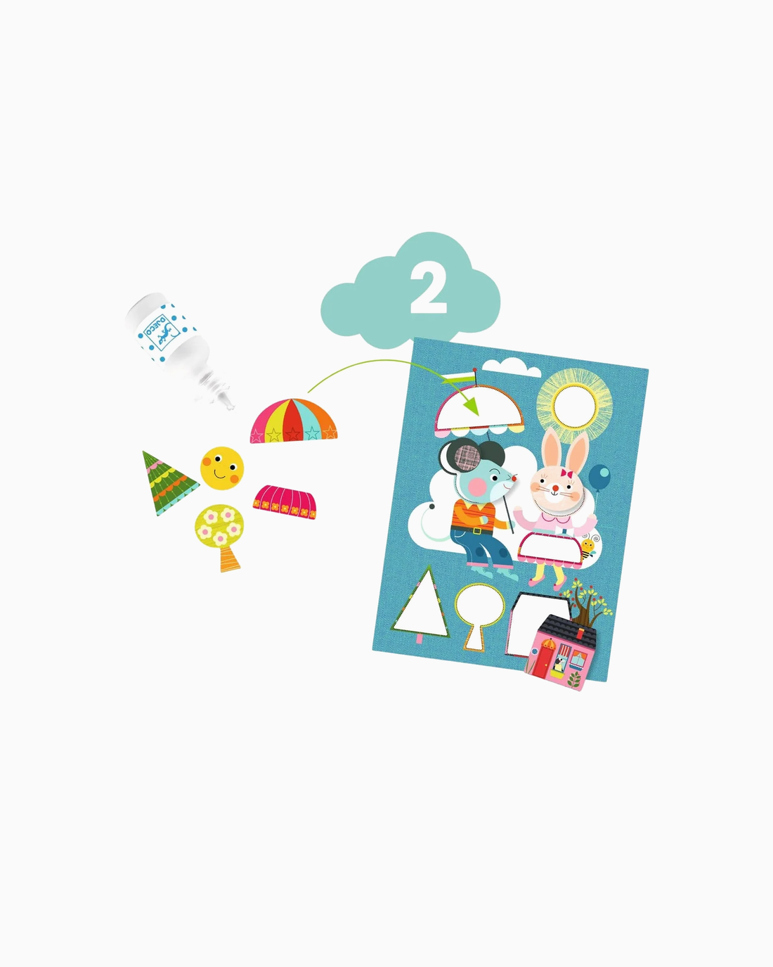 Djeco Toy Djeco The Cat and Pals Activity Set