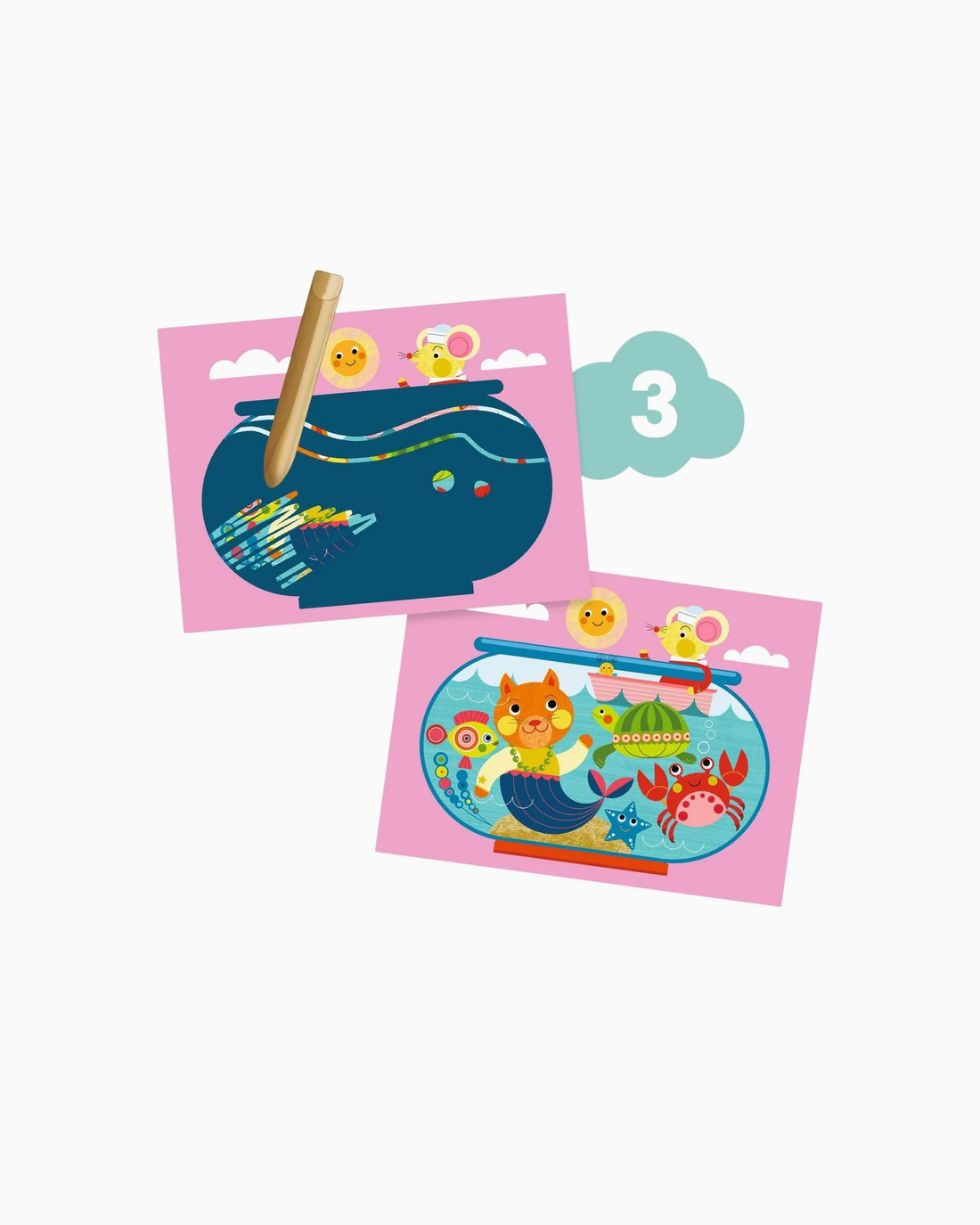 Djeco Toy Djeco The Cat and Pals Activity Set