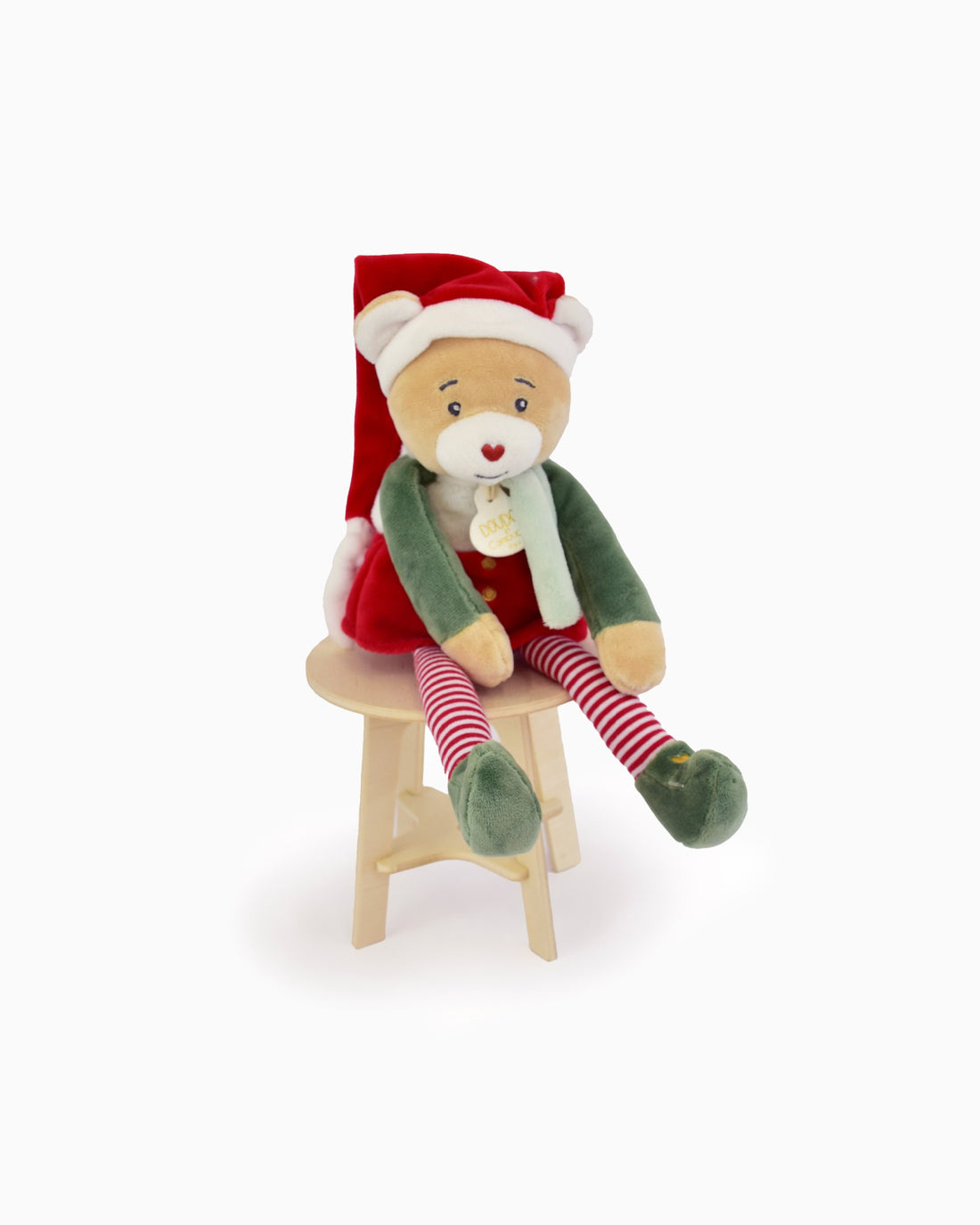 Doudou et Compagnie Soft Toys Elf  Cinammon Teddy in Box