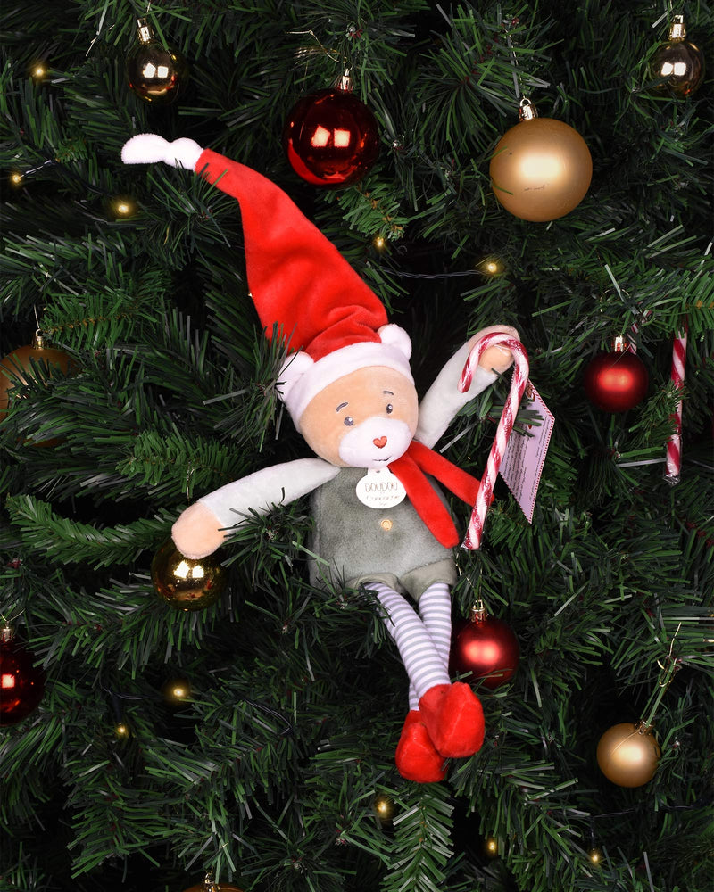 Doudou et Compagnie Soft Toys Elf Party Teddy in Box