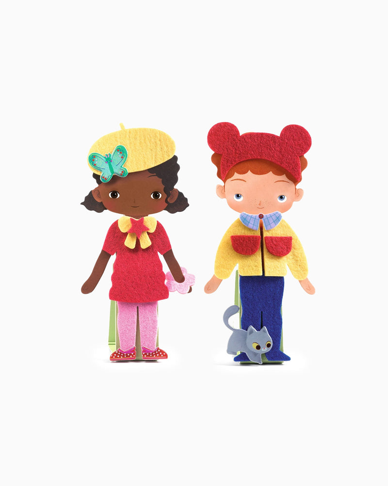 Djeco Toy Djeco Felt Characters to Dress Up