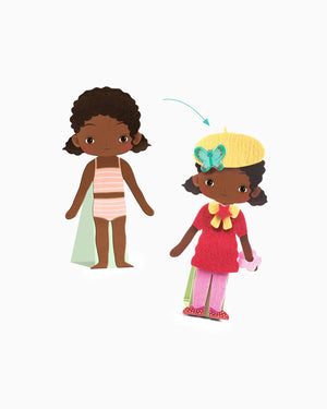 Djeco Toy Djeco Felt Characters to Dress Up