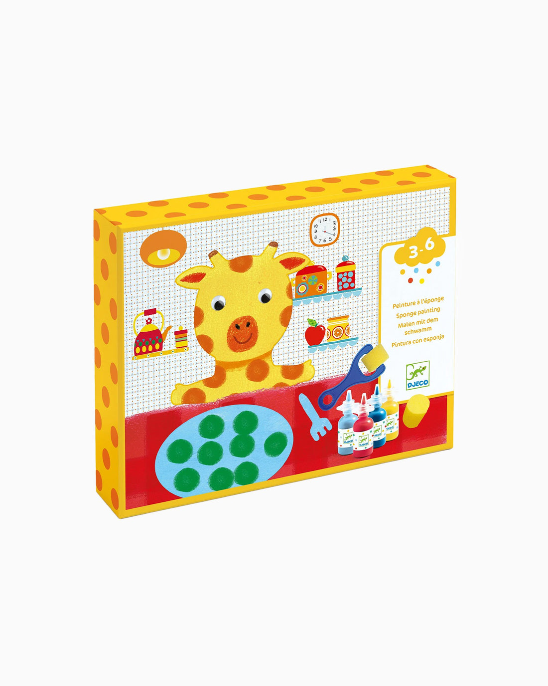 Djeco Arts & Crafts Djeco Sponge Painting Toy Adventure