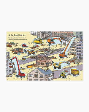 Usborne Book Usborne's First Sticker Book Diggers