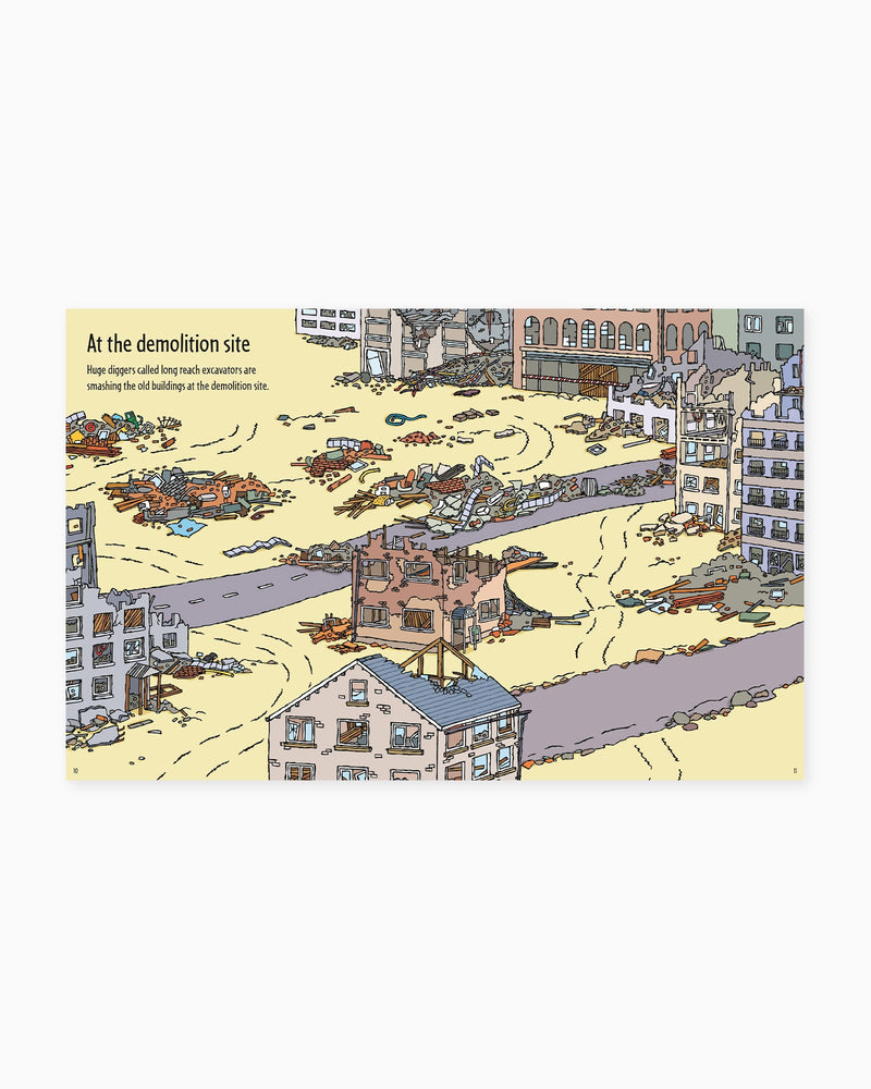 Usborne Book Usborne's First Sticker Book Diggers