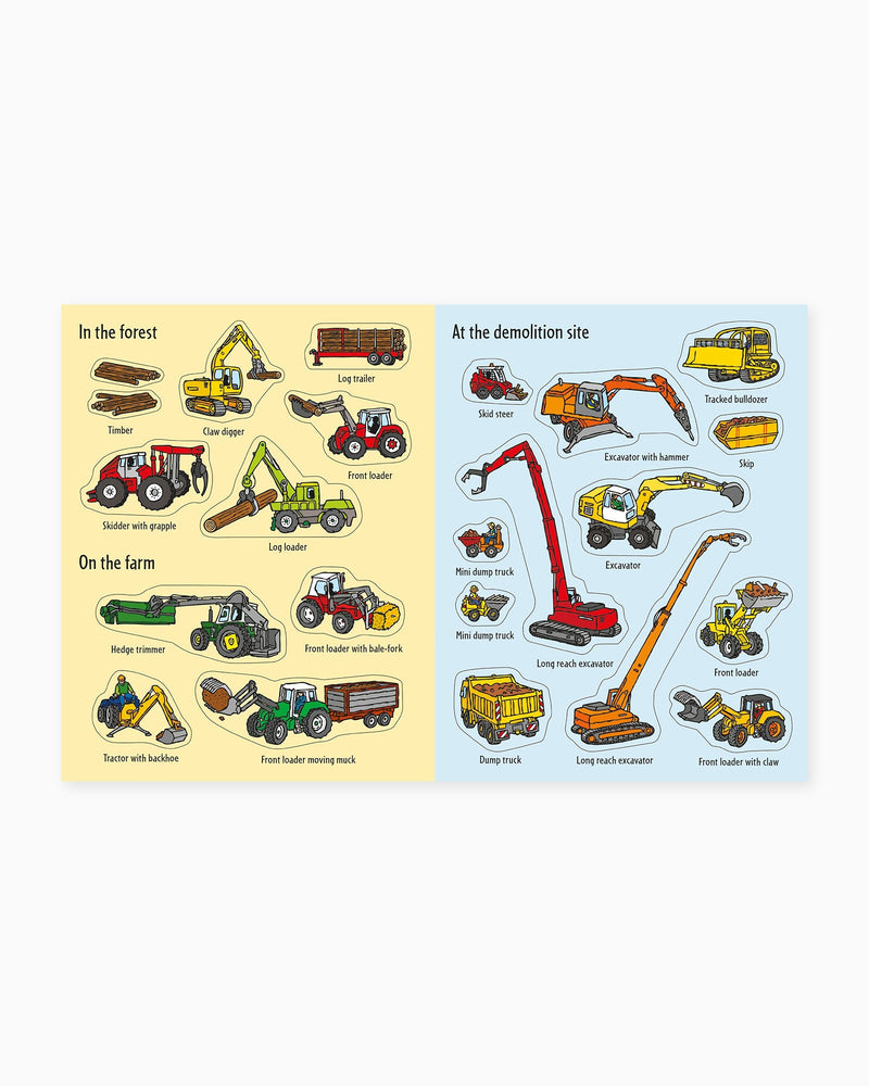 Usborne Book Usborne's First Sticker Book Diggers