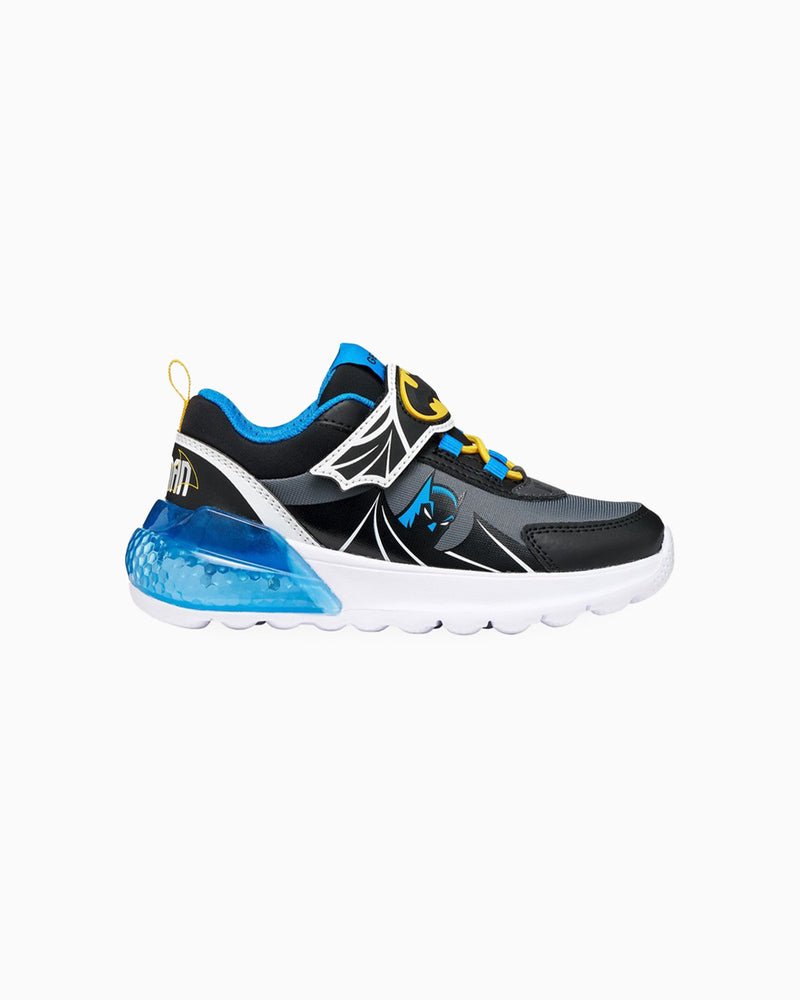Goex Trainers Geox Activart Illuminus Light Up Boys Trainers in Black/Sky