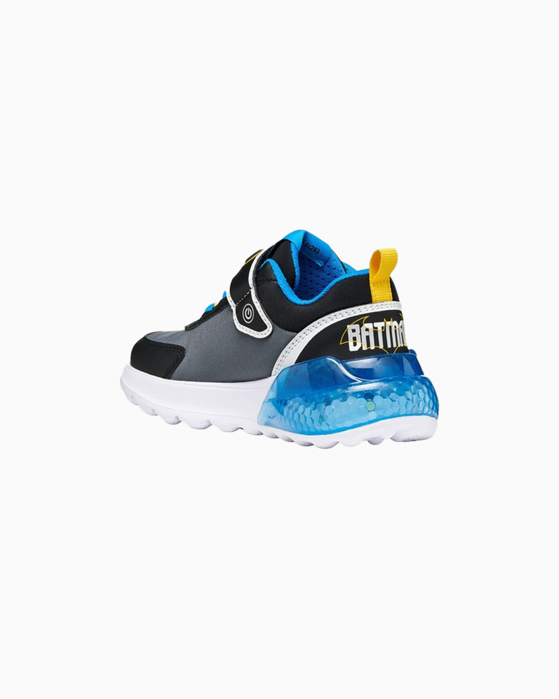 Goex Trainers Geox Activart Illuminus Light Up Boys Trainers in Black/Sky