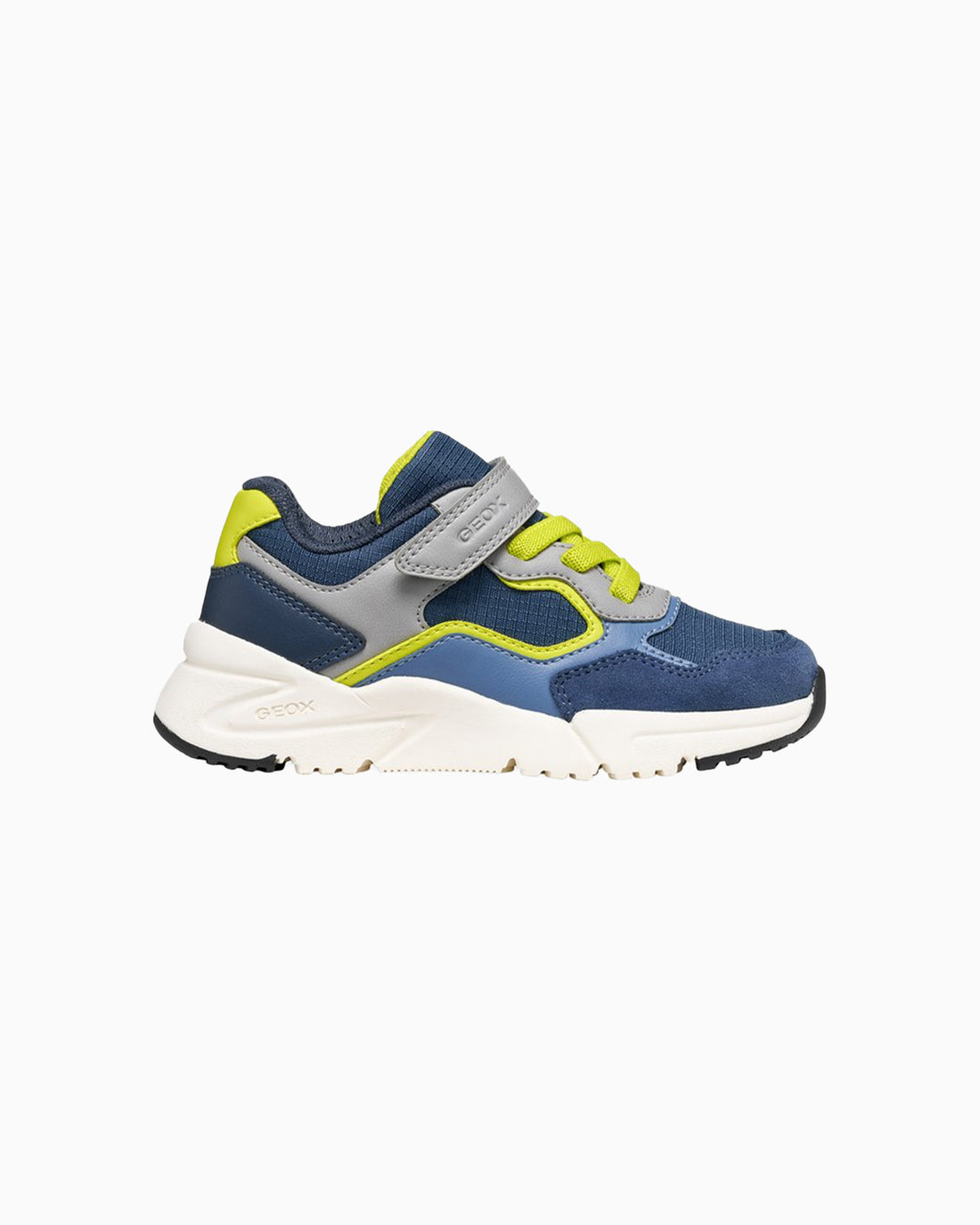 Goex Trainers Geox Jr Loftus Trainers in Navy/Blue Grey