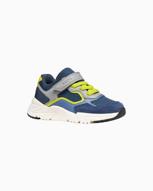 Goex Trainers Geox Jr Loftus Trainers in Navy/Blue Grey