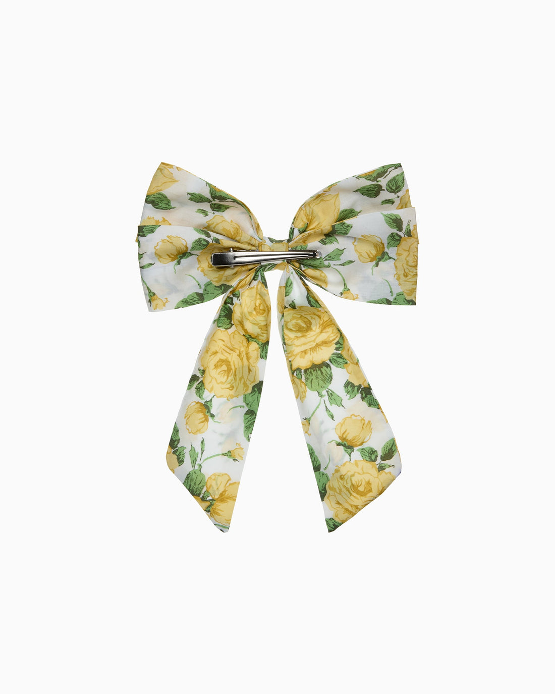 Lily Rose Clip Extra Large Bow Hair Clip in Yellow Carline