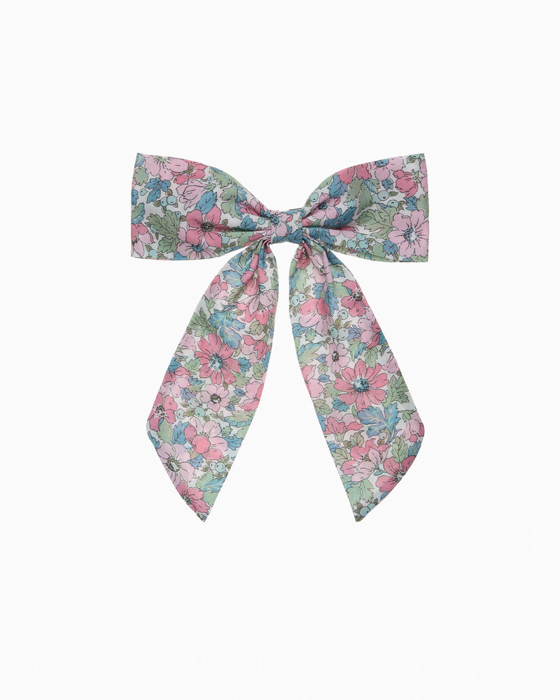 Lily Rose Clip Extra Large Bow Hair Clip in Pink Dahlia
