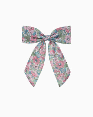 Lily Rose Clip Extra Large Bow Hair Clip in Pink Dahlia