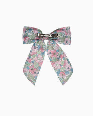 Lily Rose Clip Extra Large Bow Hair Clip in Pink Dahlia