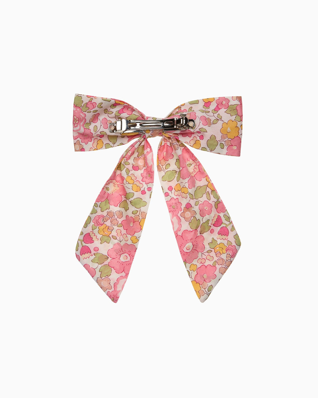 Lily Rose Clip Extra Large Bow Hair Clip in Peach Sparkle Betsy