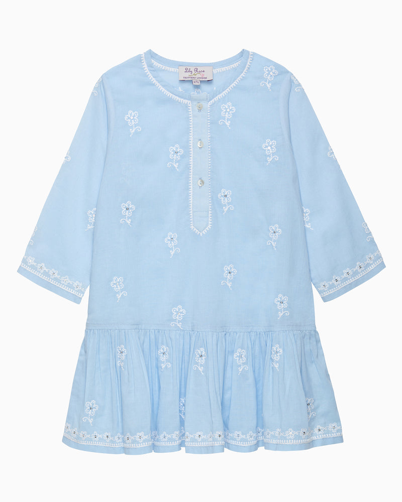 Lily Rose Kaftan Embroidered Flower Kaftan