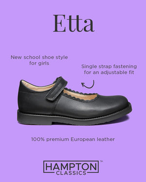 Hampton Classics School Shoes Hampton Classics Etta School Shoes in Black