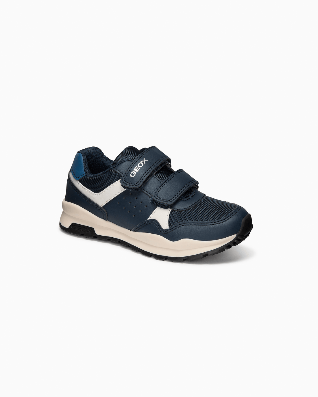 Geox Trainers Geox Jr Pavel Trainers in Navy/White
