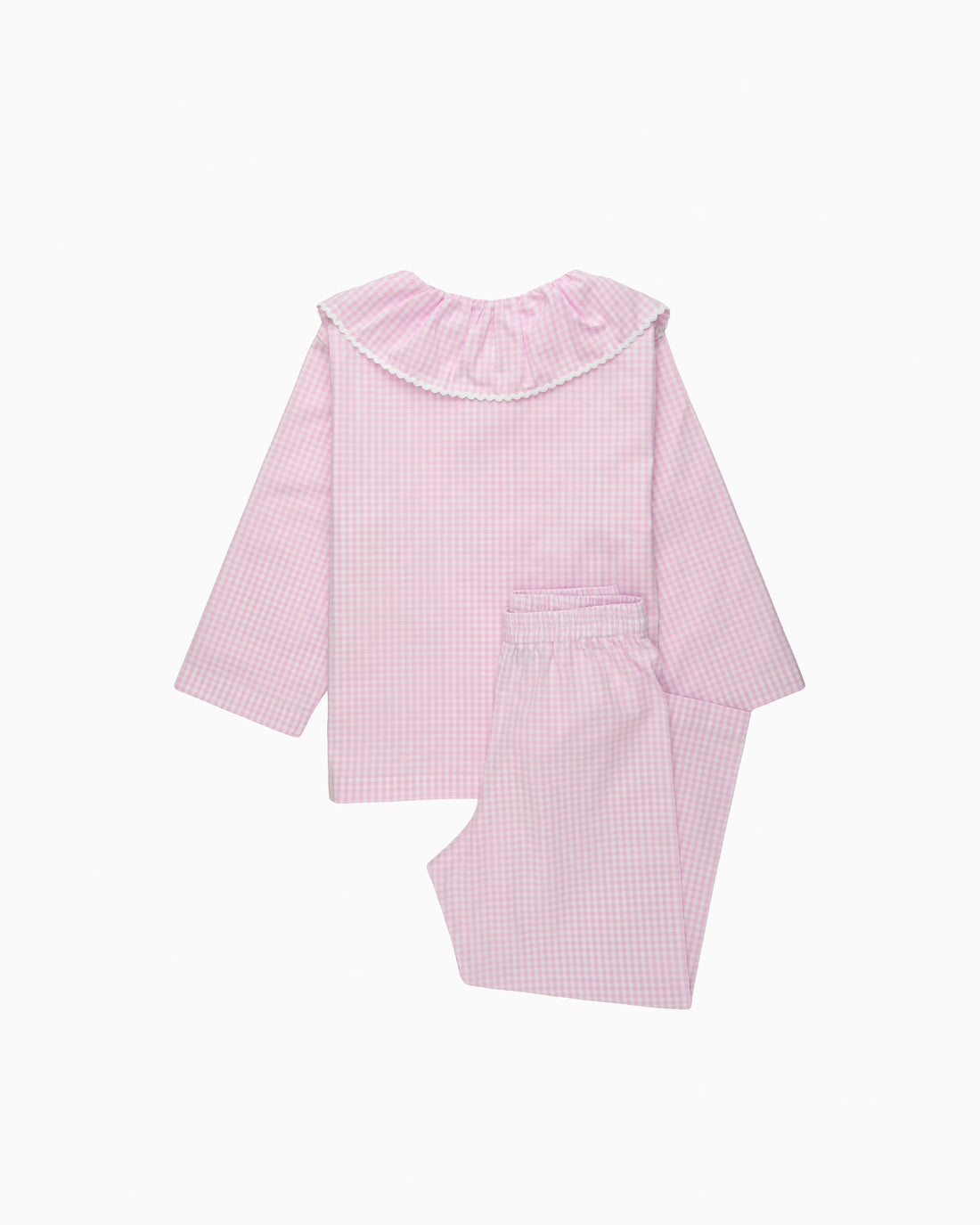 Original Pyjama Company Pyjamas Gingham Willow Collar Pyjamas
