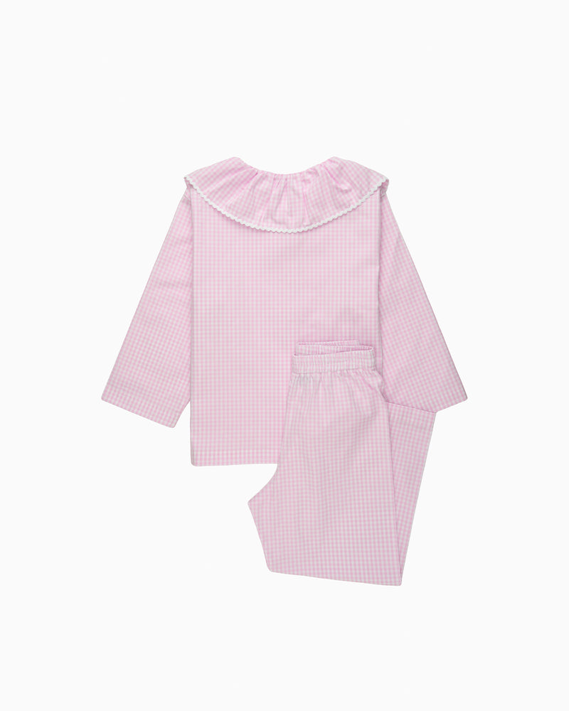 Original Pyjama Company Pyjamas Gingham Willow Collar Pyjamas