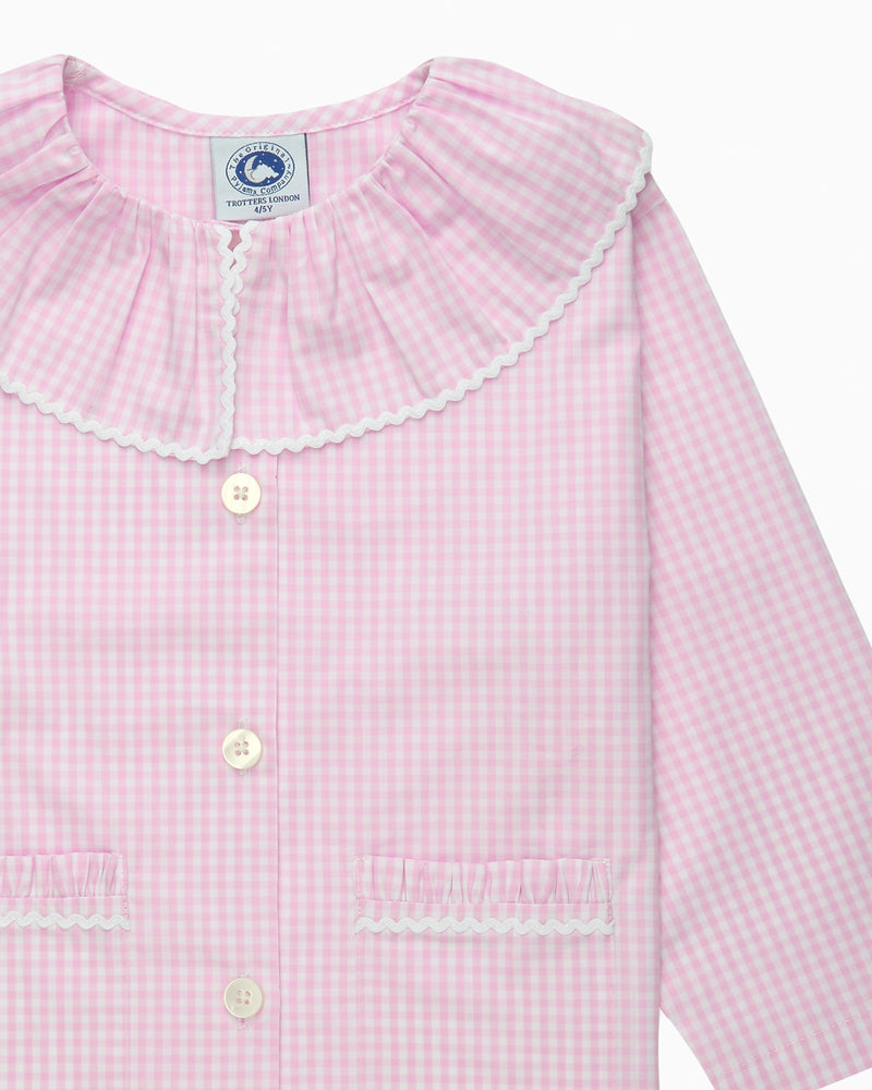 Original Pyjama Company Pyjamas Gingham Willow Collar Pyjamas