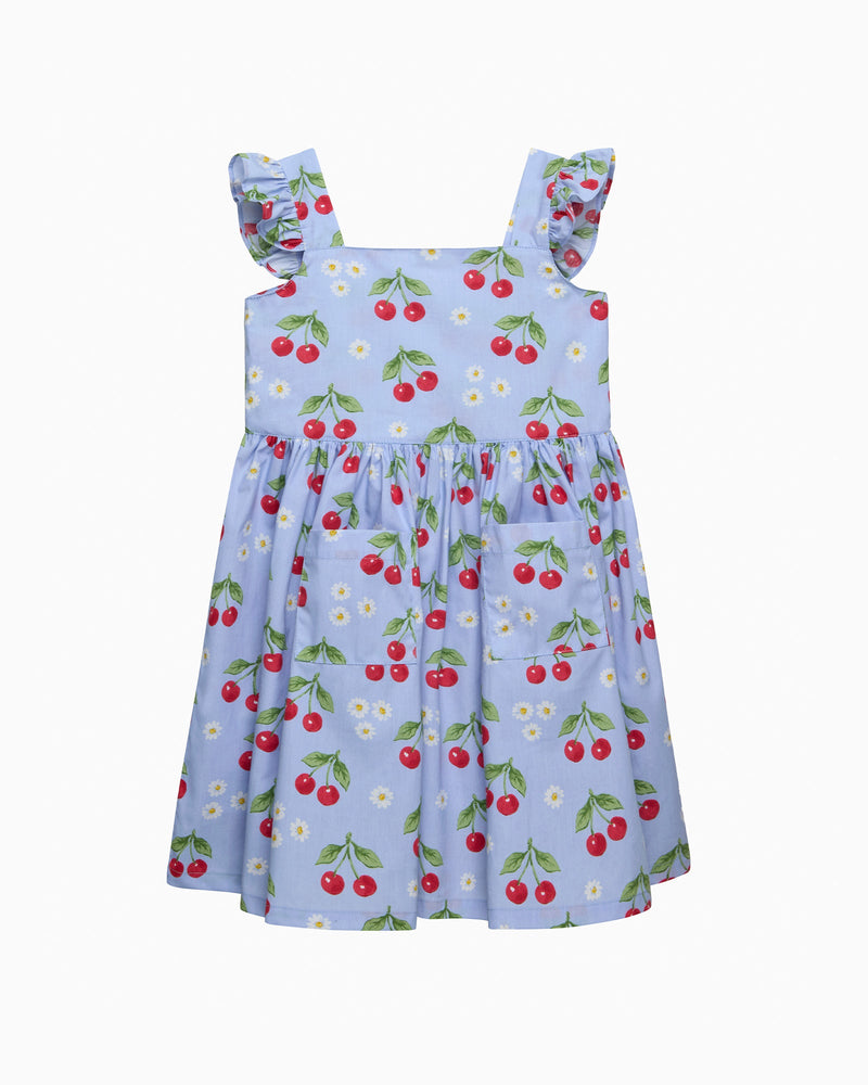 Confiture Dress Adelina Summer Frill Dress in Cherry & Daisy