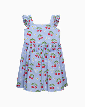Confiture Dress Adelina Summer Frill Dress in Cherry & Daisy