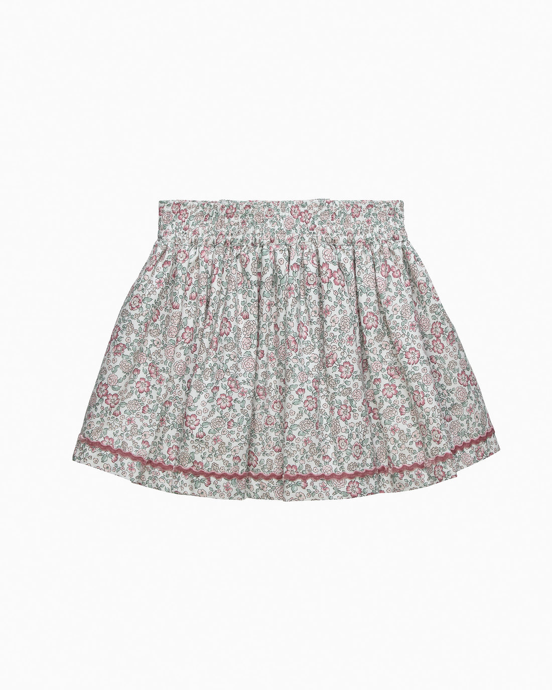 Confiture Skirt Arabella Floral Ric-Rac Skirt in Pink