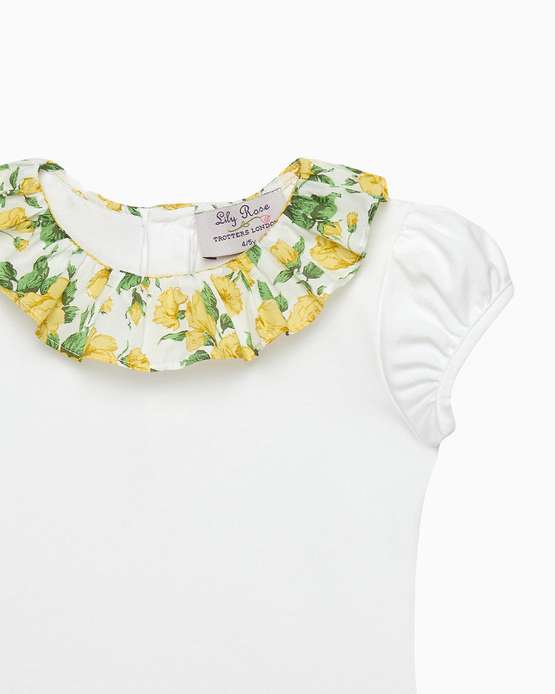 Lily Rose Top Carline Rose Willow Jersey Top in Yellow