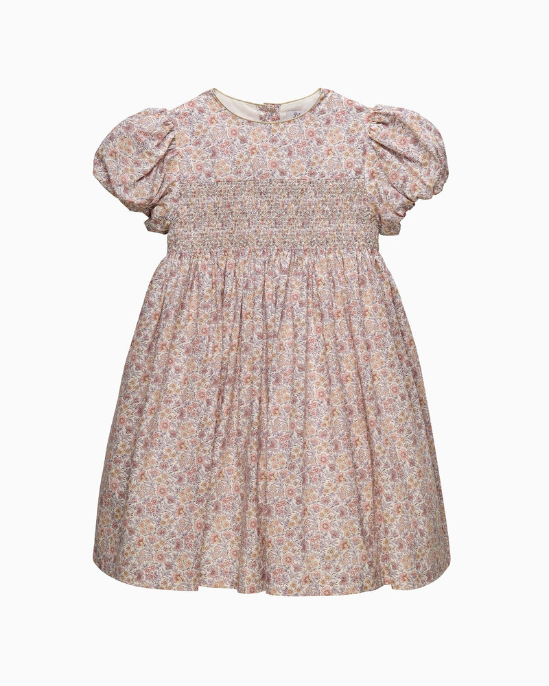 Lily Rose Dress Carnation Floral Smocked Party Dress