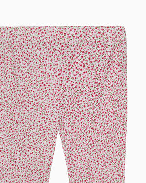 Confiture Leggings Leggings in Red Cherry Floral