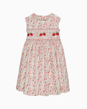 Confiture Dress Strawberry Floral Smocked Dress