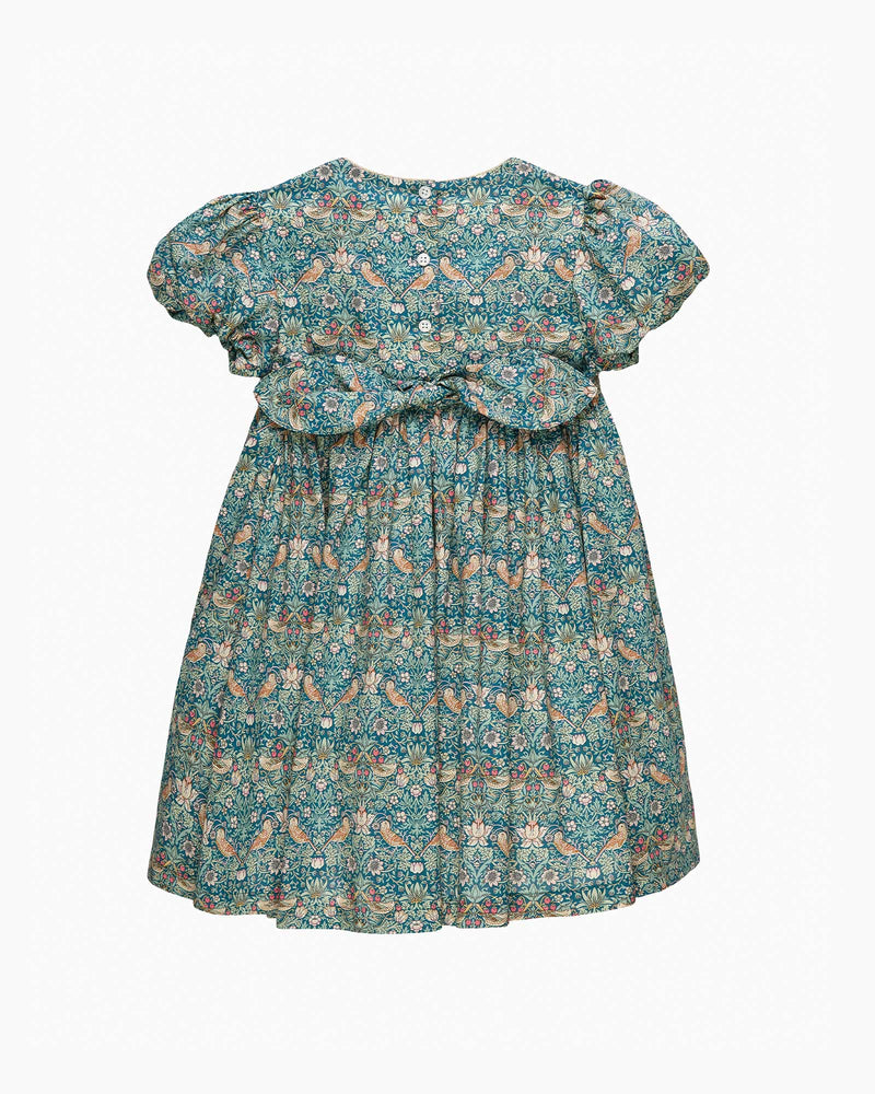 Lily Rose Dress Strawberry Thief Smocked Party Dress