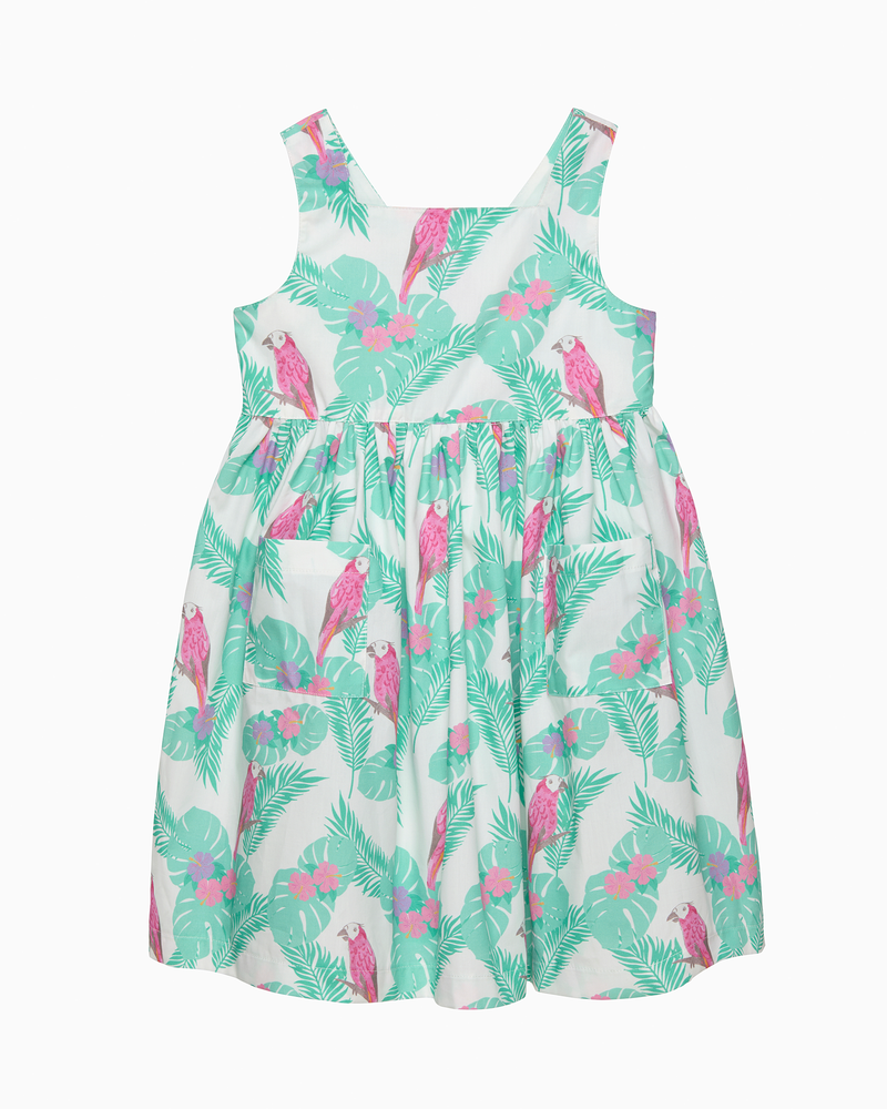 Confiture Dress Adelina Summer Dress in Parrot