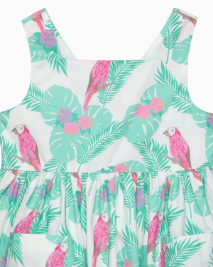 Confiture Dress Adelina Summer Dress in Parrot