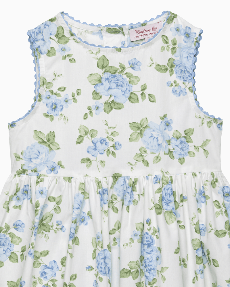 Confiture Dress Adelina Summer Dress in Blue Vintage Rose
