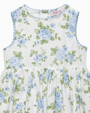 Confiture Dress Adelina Summer Dress in Blue Vintage Rose
