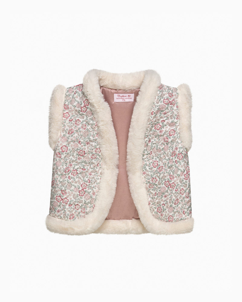 Confiture Gilet Arabella Quilted Fur Gilet